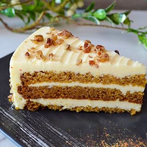 CARROT CAKE SLICE -GLUTEN FREE